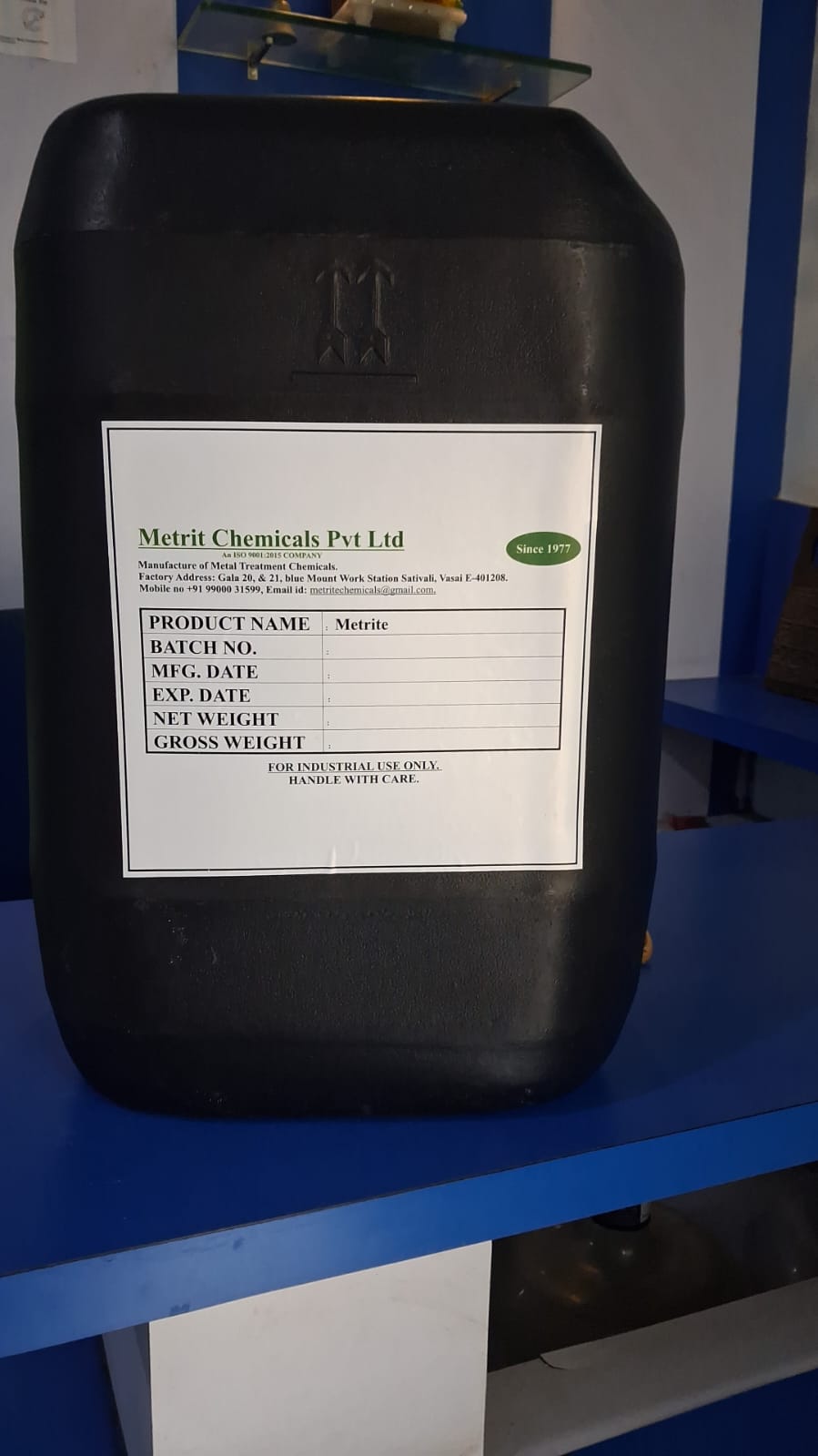 Phosphating Chemicals product container